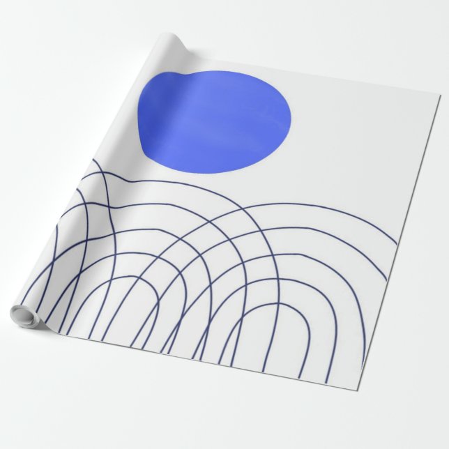 abstract art wrapping paper (Unrolled)