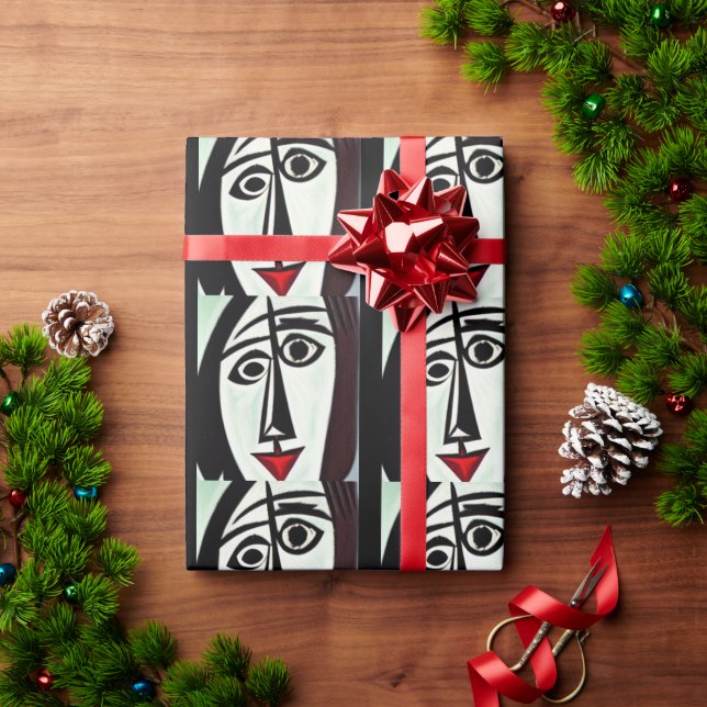 Abstract Art Wrapping Paper (Holiday Gift)