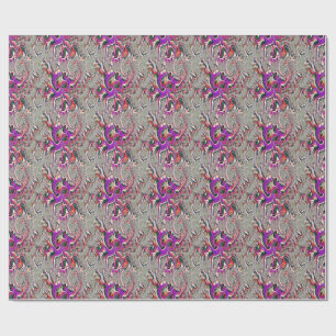 abstract art wrapping paper