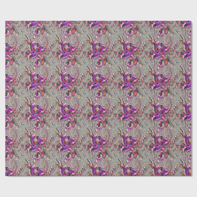 abstract art wrapping paper (Flat)