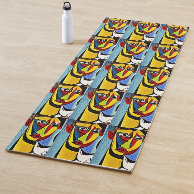 Abstract Art Yoga Mat (In Situ)