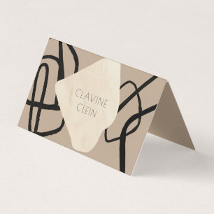 Abstract Artist Atelier Artisan Creative Bi Fold Business Card