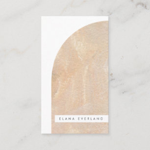 Abstract Artist Texture Shape Neutral Business Appointment Card