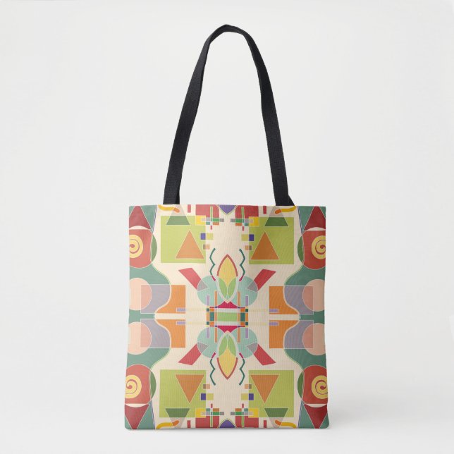 Abstract artistic geometric seamless pattern. Colo Tote Bag (Front)