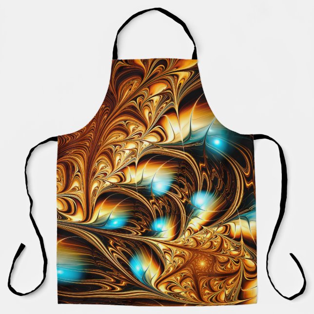 Abstract artistic golden light background. Fine de Apron (Front)