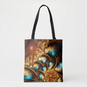 Abstract artistic golden light background. Fine de Tote Bag