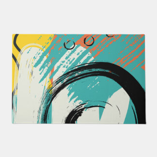 Abstract artistic pattern #illustration #abstract doormat