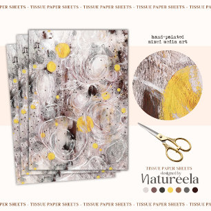 Abstract Artistic Texture Design Tissue Paper