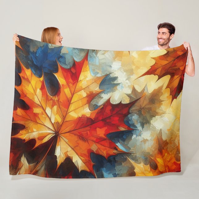 Abstract Artwork 5 -  Fleece Blanket (In Situ)