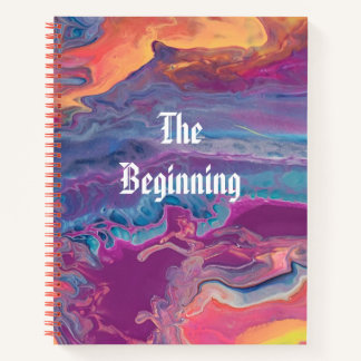 Abstract Artwork by Rebecca Kelman Spiral Notebook