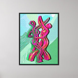 abstract artwork canvas print