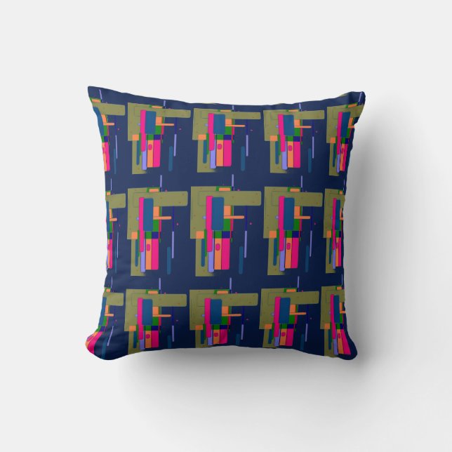 Abstract Artwork Composition  Cushion (Front)