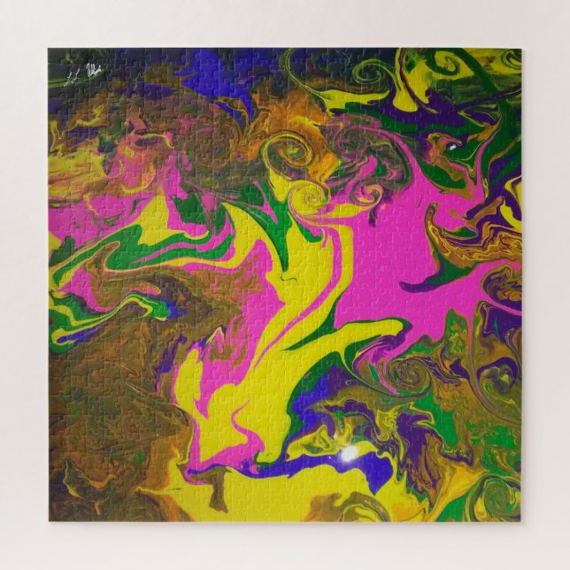Abstract artwork jigsaw puzzle (Vertical)