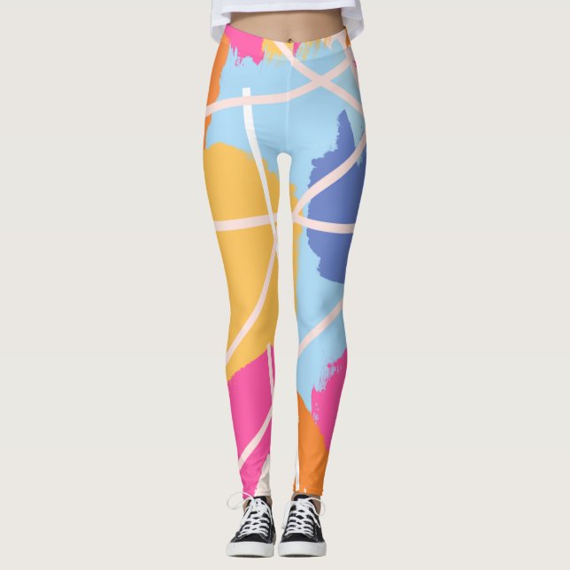 AbstracT ArTworK Leggings (Front)