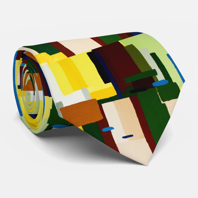 Abstract Artwork Necktie (Rolled)