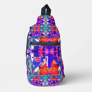 Abstract Artwork Symmetry Sling Bag