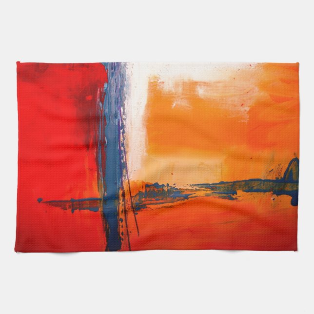 Abstract Artwork Tea Towel (Horizontal)