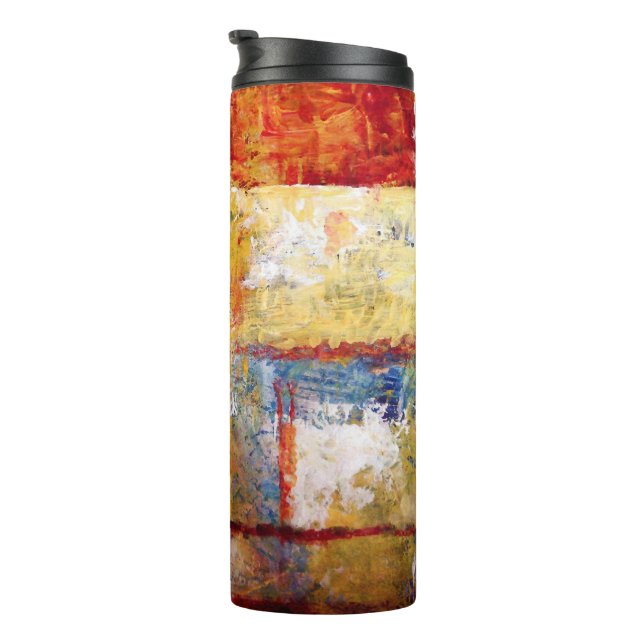 Abstract Artwork Thermal Tumbler (Rotated Right)