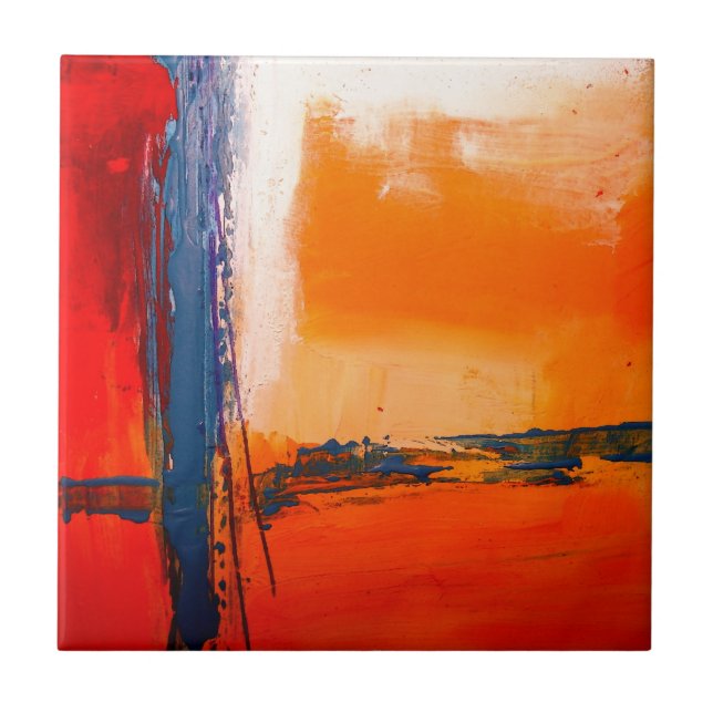Abstract Artwork Tile (Front)