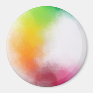 Abstract Artwork Trendy Modern Elegant Colourful Magnet