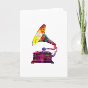 Abstract Arty Greetings Card