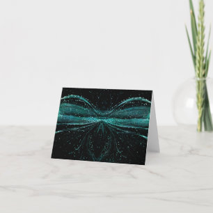 Abstract Astronomical Spider Note Card
