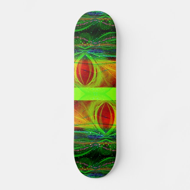 Abstract Astronomical Spider Skateboard Deck (Front)
