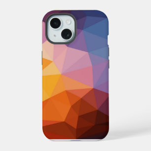 Abstract Asymmetrical Triangles iPhone 15 Case