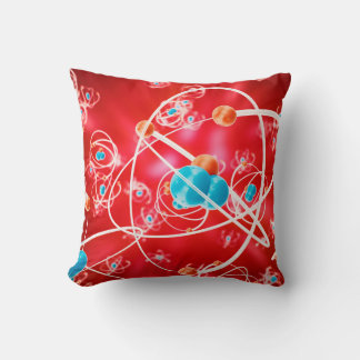 Abstract atom background, Chemistry model of molec Cushion