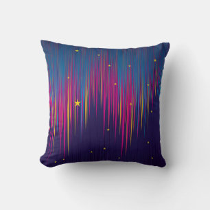 Abstract Aurora Borealis colourful Cushion