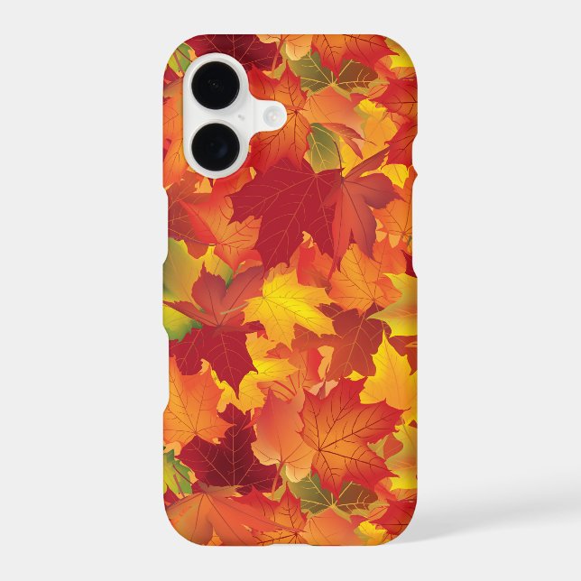 Abstract Autumn Leaves Pattern (Back)