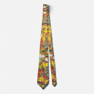 Abstract Autumn Neck Tie