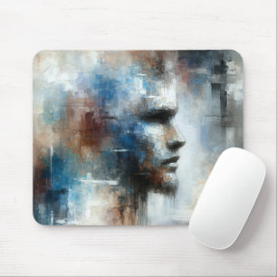Abstract Avant-garde Man Mouse Pad