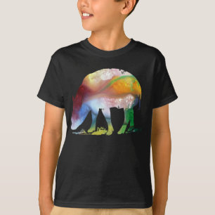 Abstract Babirusa Silhouette. T-Shirt