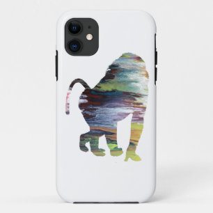 Abstract Baboon Silhouette. Case-Mate iPhone Case