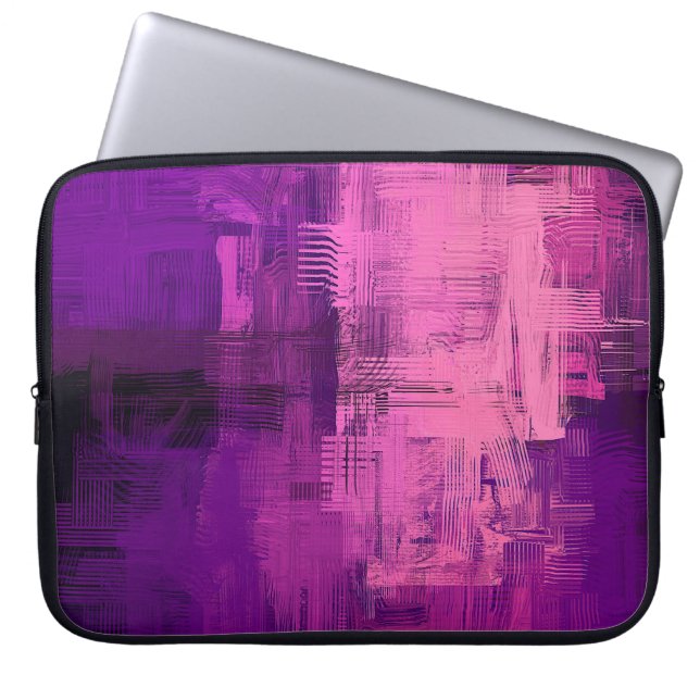 Abstract background. 2d illustration. Digital back Laptop Sleeve (Front)