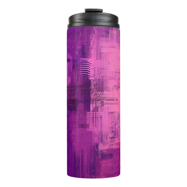 Abstract background. 2d illustration. Digital back Thermal Tumbler (Front)