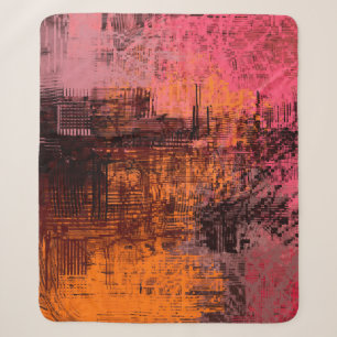Abstract background art. 2d illustration image. Ex Sherpa Blanket