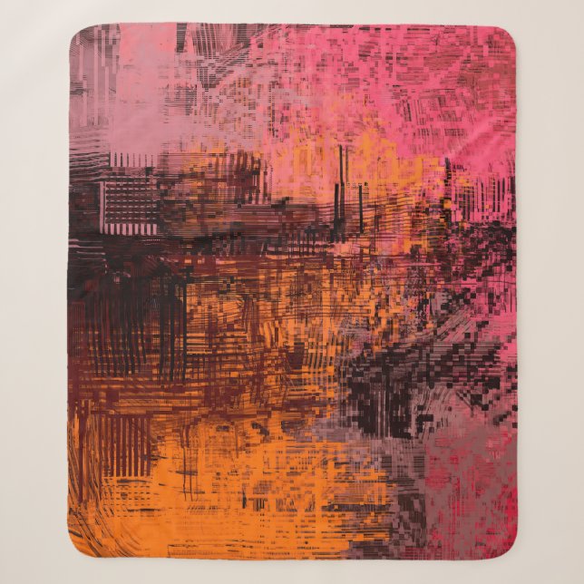 Abstract background art. 2d illustration image. Ex Sherpa Blanket (Front)