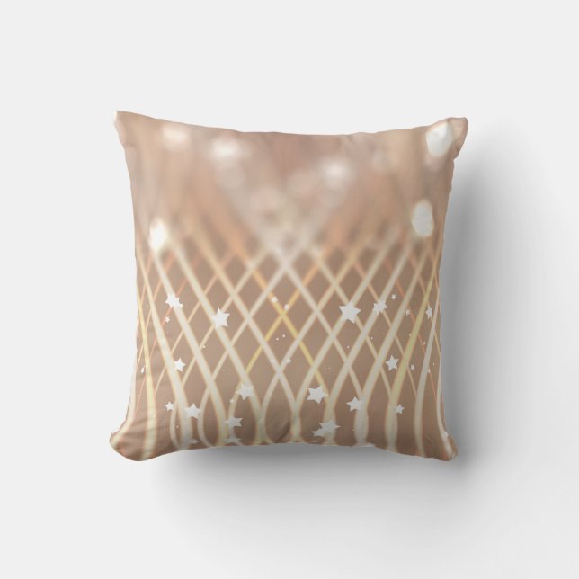 Abstract background. brown background with waves a cushion (Front)