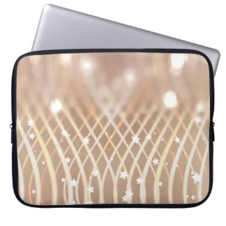 Abstract background. brown background with waves a laptop sleeve