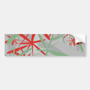 Abstract Background Bumper Sticker