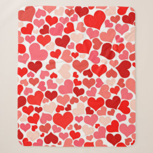 Abstract background decoration sherpa blanket