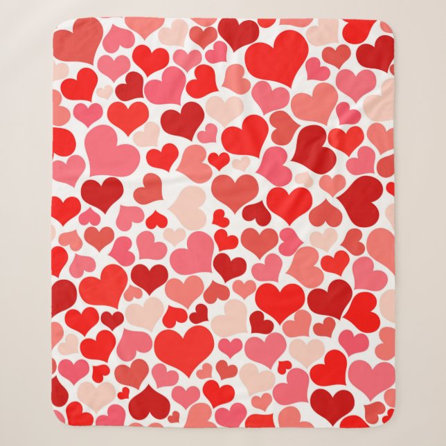 Abstract background decoration sherpa blanket (Front)