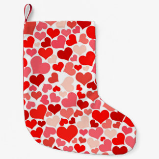 Abstract background decoration small christmas stocking
