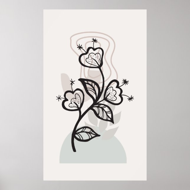 Abstract background design poster (Front)