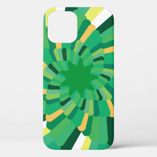 Abstract background Geometric Gradation spiralgeom iPhone 12 Case
