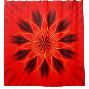 Abstract background. Geometric oriental kaleidosco Shower Curtain