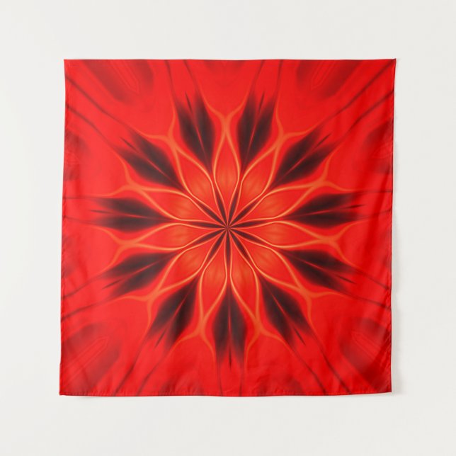Abstract background. Geometric oriental kaleidosco Tapestry (Front)