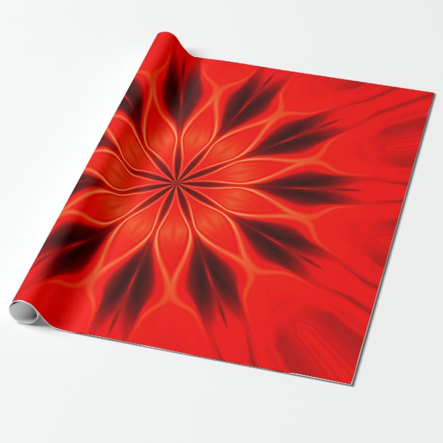 Abstract background. Geometric oriental kaleidosco Wrapping Paper (Unrolled)